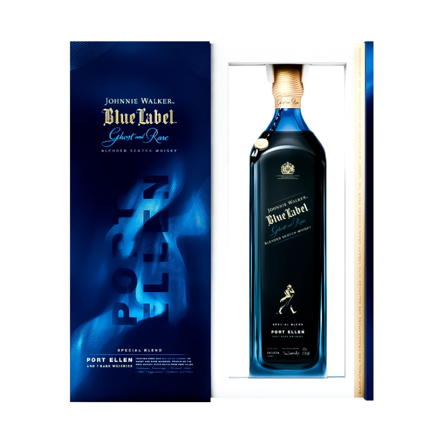 Rượu Whisky Johnnie Walker Blue Label Ghost and Rare