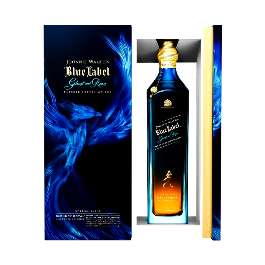 Rượu Whisky Johnnie Walker Blue Ghost and Rare