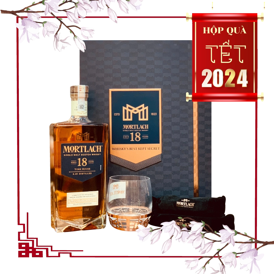 Rượu Whisky Mortlach 18 Year Old Phiên Bản Hộp Quà Tết 2024