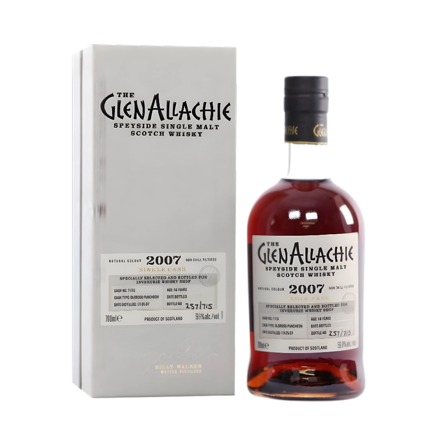Rượu Whisky Glenallachie 2007 Cask No.7170 (kèm hộp sơn mài)