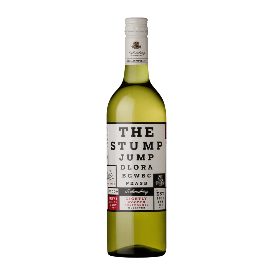 Rượu Vang Trắng Úc D’Arenberg The Stump Jump Lightly Wooded Chardonnay