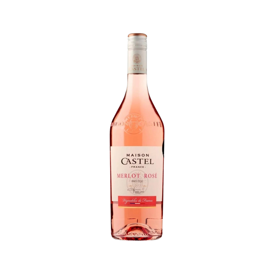 Rượu Vang Hồng Pháp Maison Castel  Merlot Rose IGP d'OC