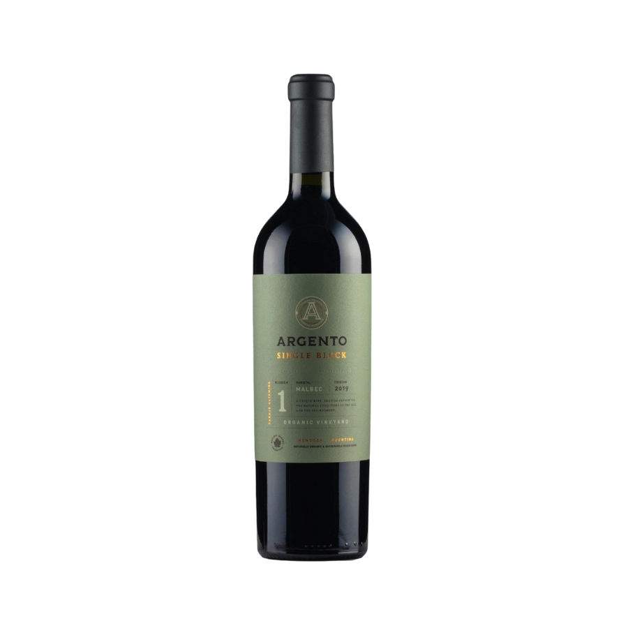 Rượu Vang Đỏ Argentina Bodega Argento Single Block 1 Malbec