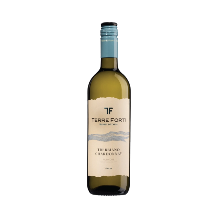 Rượu Vang Trắng Ý Terre Forti Trebbiano Chardonnay Rubicone IGT