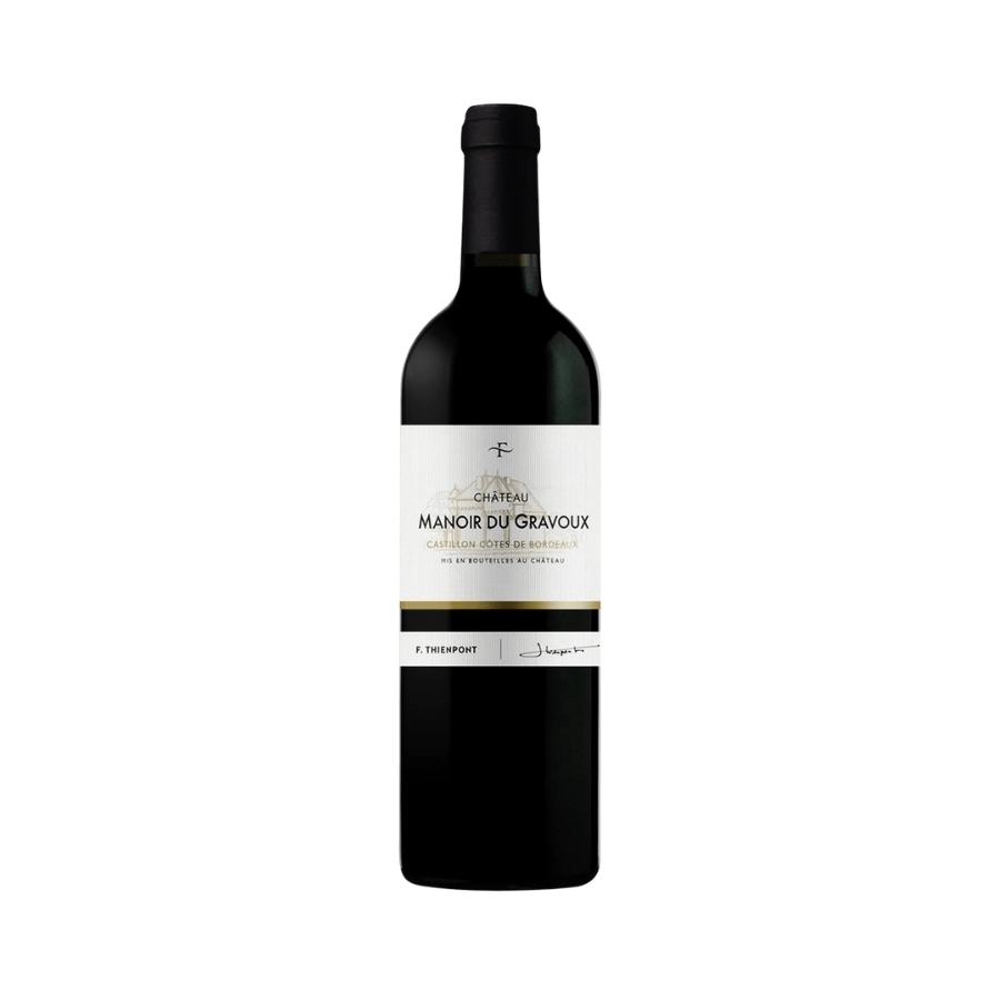 Rượu Vang Đỏ Pháp Chateau Manoir du Gravoux Castillon Côtes de Bordeaux