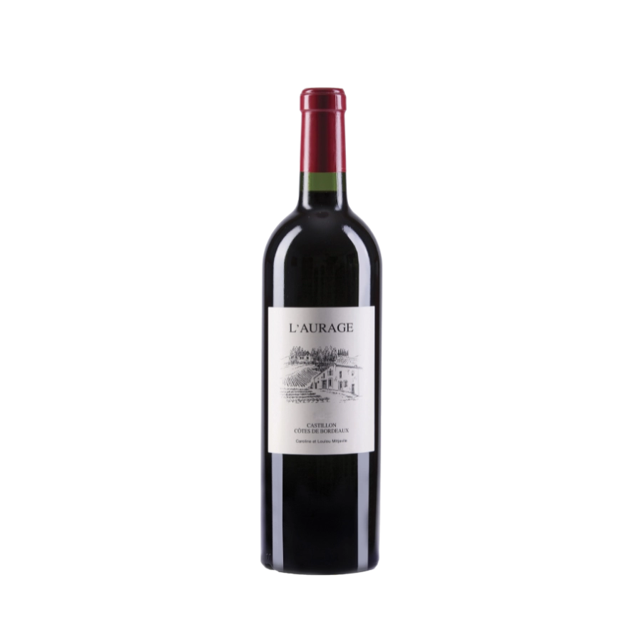Rượu Vang Đỏ Pháp Domaine L'Aurage Castillon Cotes de Bordeaux