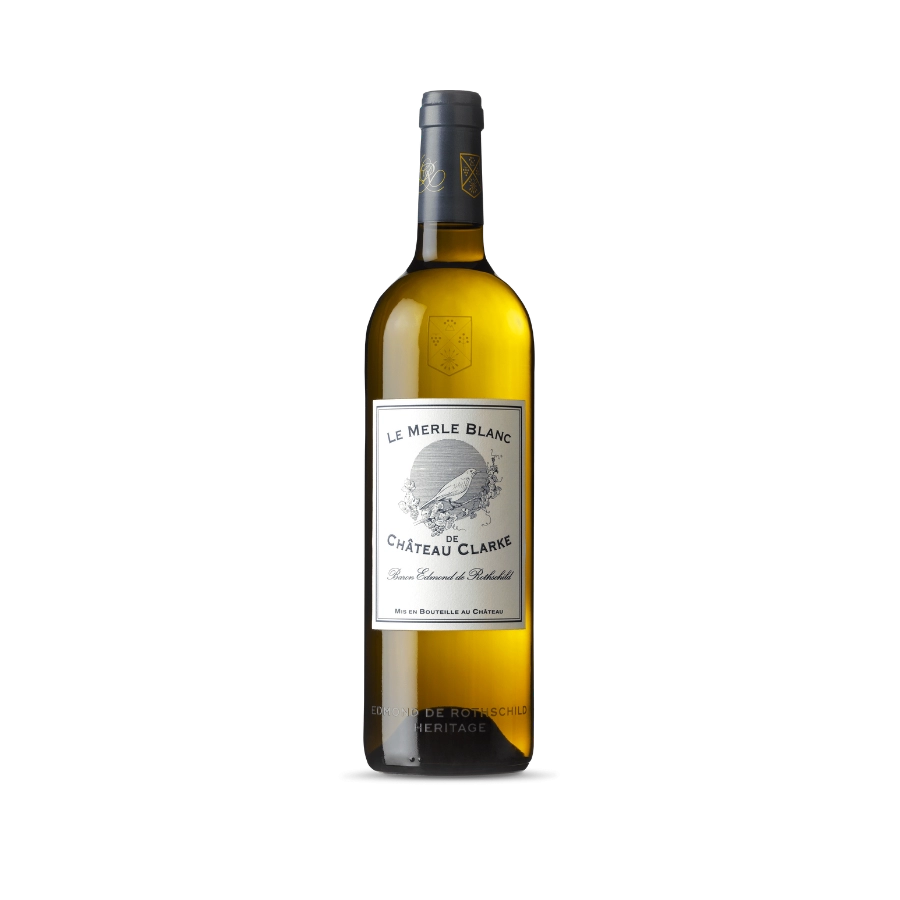 Rượu Vang Trắng Pháp Le Merle de Chateau Clarke Bordeaux