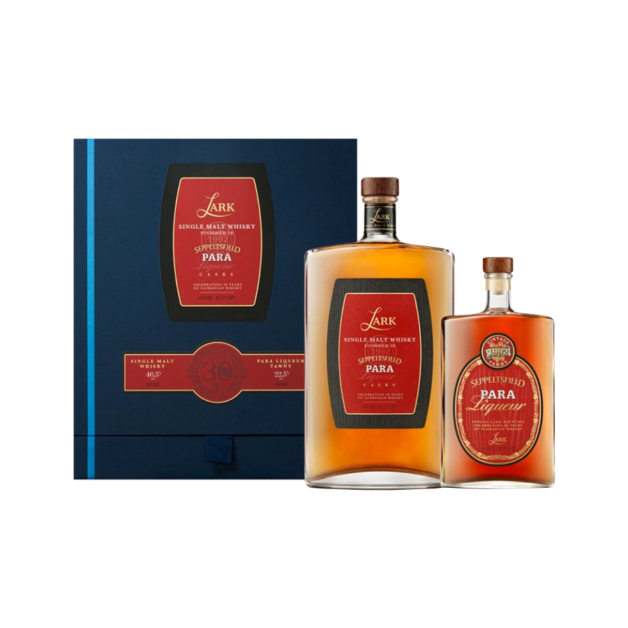 Rượu Whisky Lark Seppeltsfield Para 1992 With Para Port Gift Set