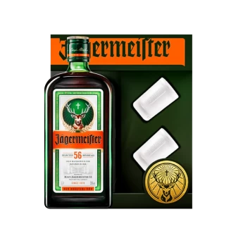 Jagermeister Hộp Quà 700ml & 2 Ly Shot Đen/ Trắng Đặc Biệt 2024