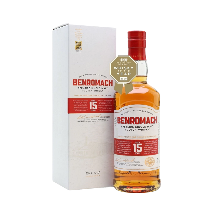 Rượu Whisky Benromach 15 Year Old