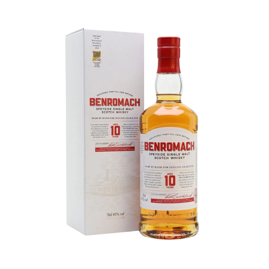 Rượu Whisky Benromach 10 Year Old
