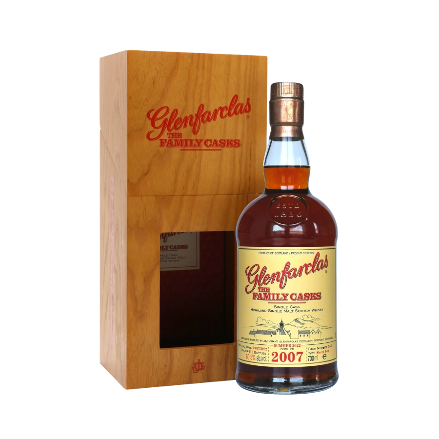 Rượu Whisky Glenfarclas 15 Year Old Family Cask 2007