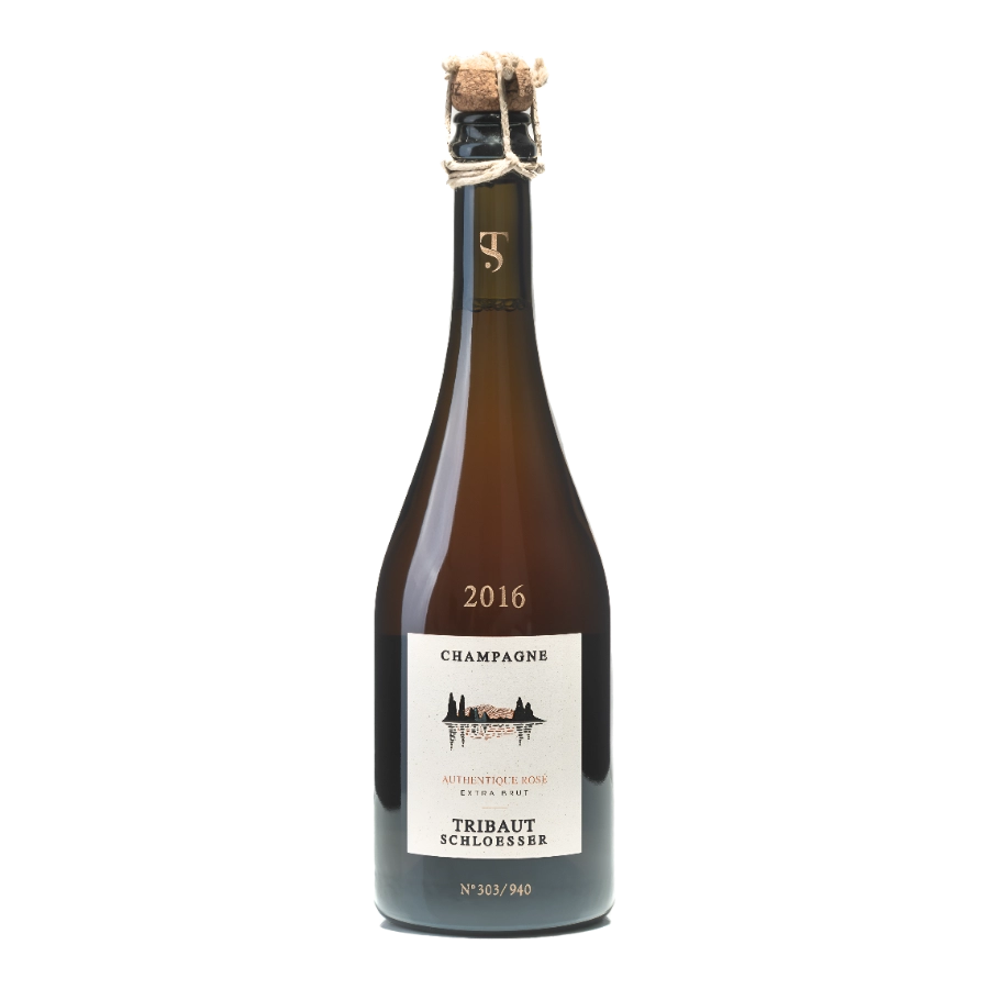 Rượu Champagne Pháp Champagne Tribaut Schloesser Authentique Rose - Extra Brut