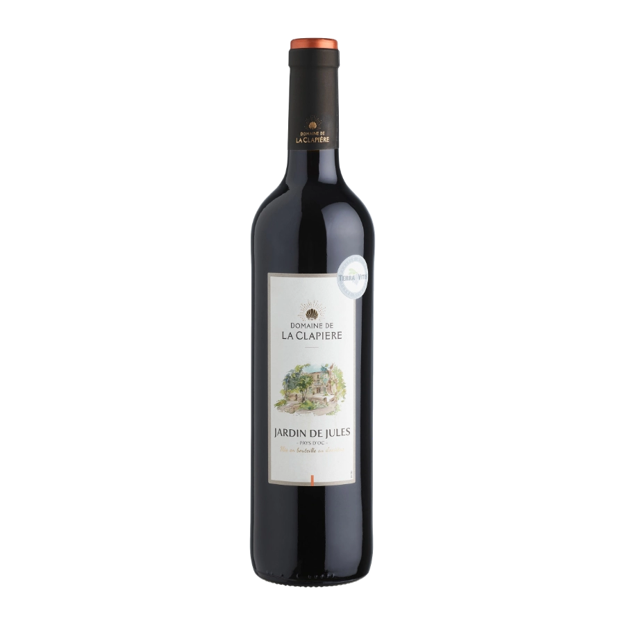 Rượu Vang Đỏ Pháp Domaine De La Clapiere Jadin De Jules Terra Vitis Sustainable