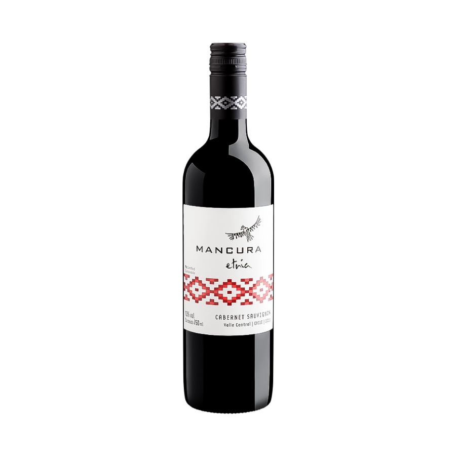 Rượu Vang Đỏ Chile Mancura Etnia Cabernet Sauvignon Sustainable 375ml