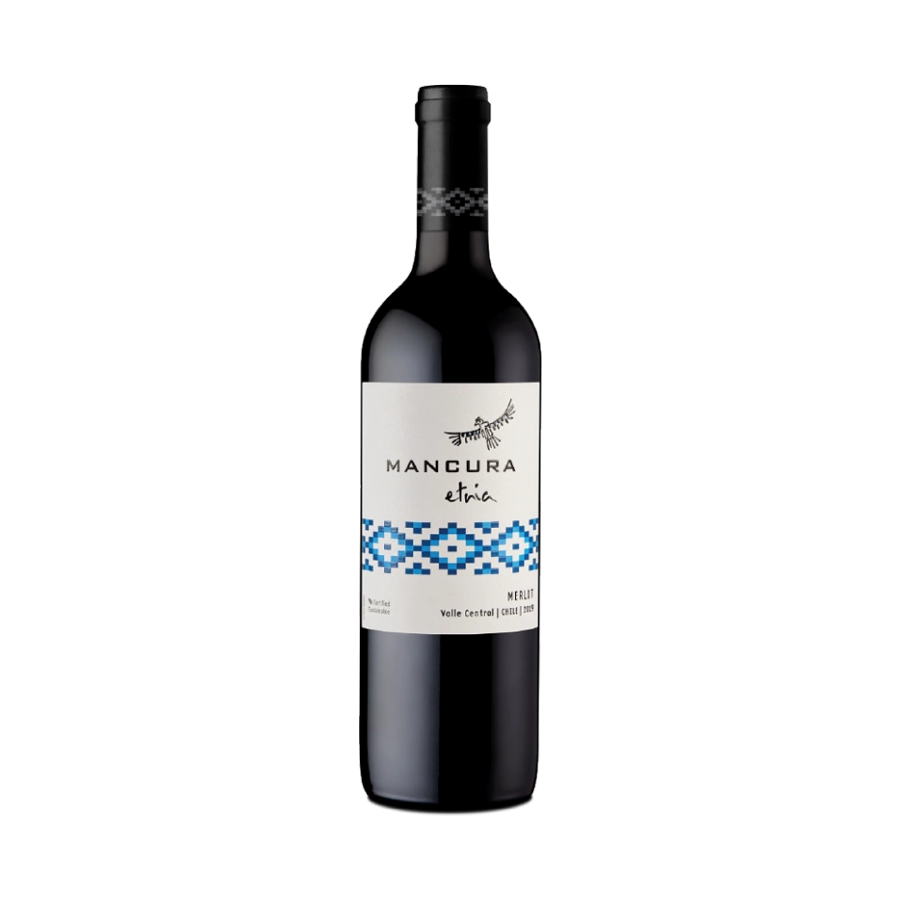 Rượu Vang Đỏ Chile Mancura Etnia Merlot Sustainable