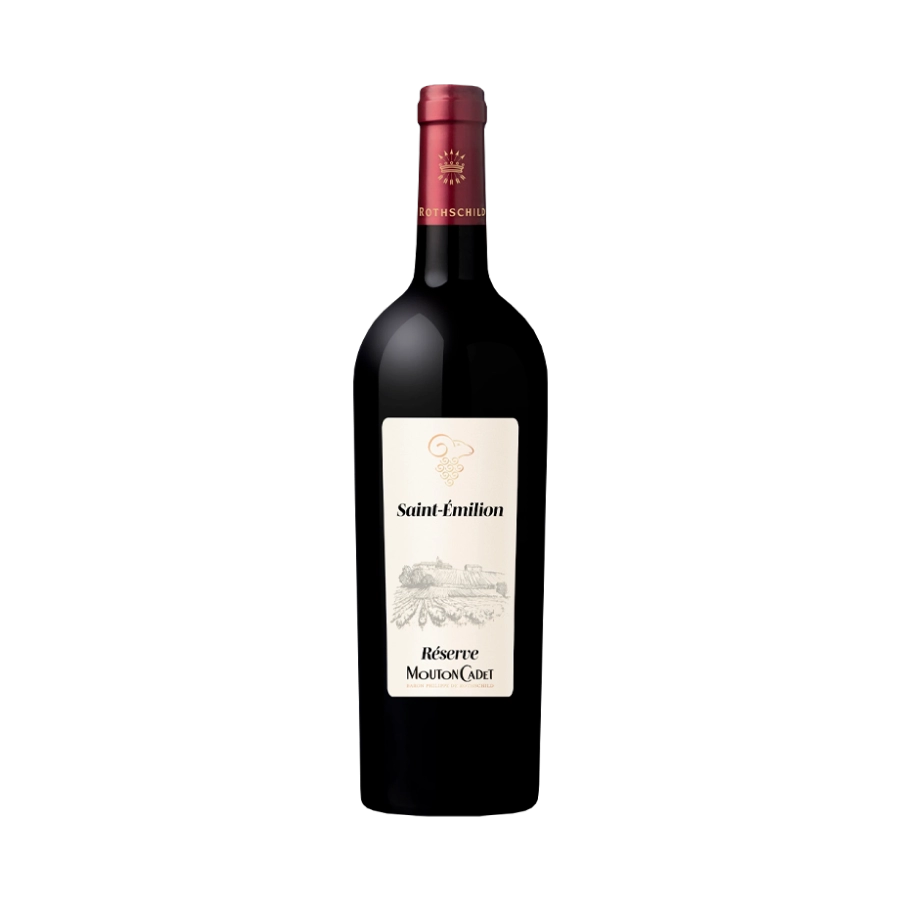 Rượu Vang Đỏ Pháp Baron P. de Rothschild Mouton Cadet Reserve Saint Emilion