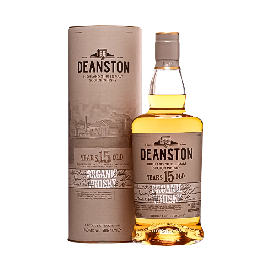 Rượu Whisky Deanston 15 Year Old Organic