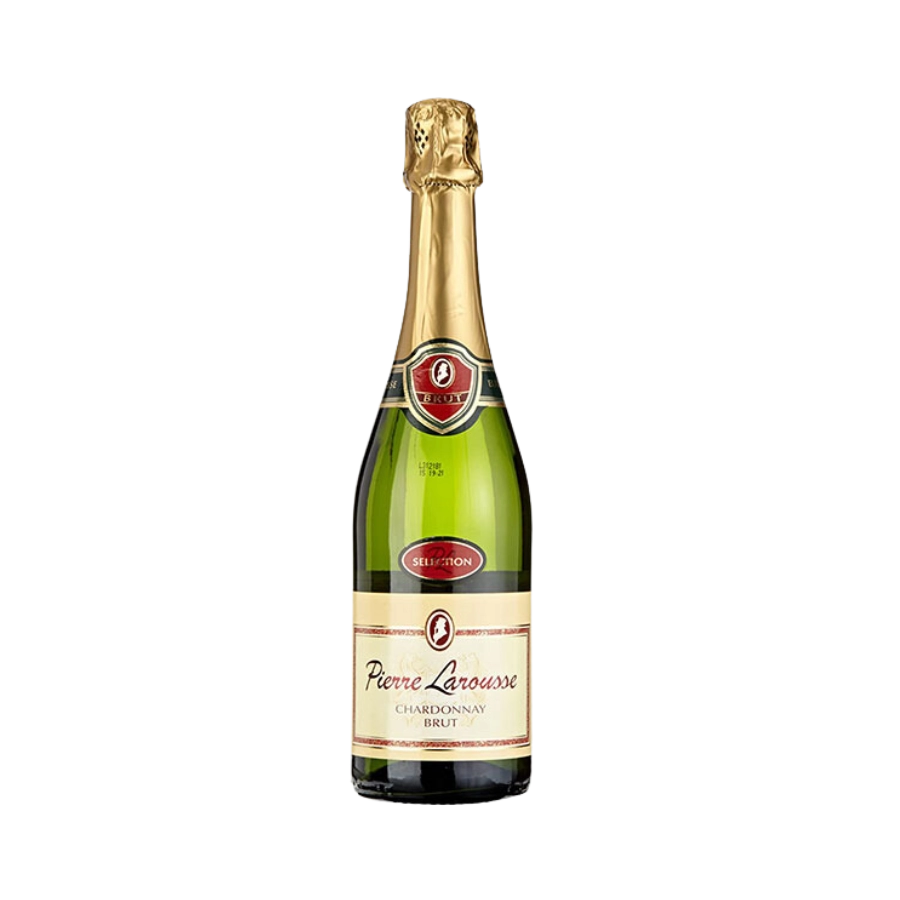 Rượu Sparkling Pháp Pierre Larousse Chardonnay Brut