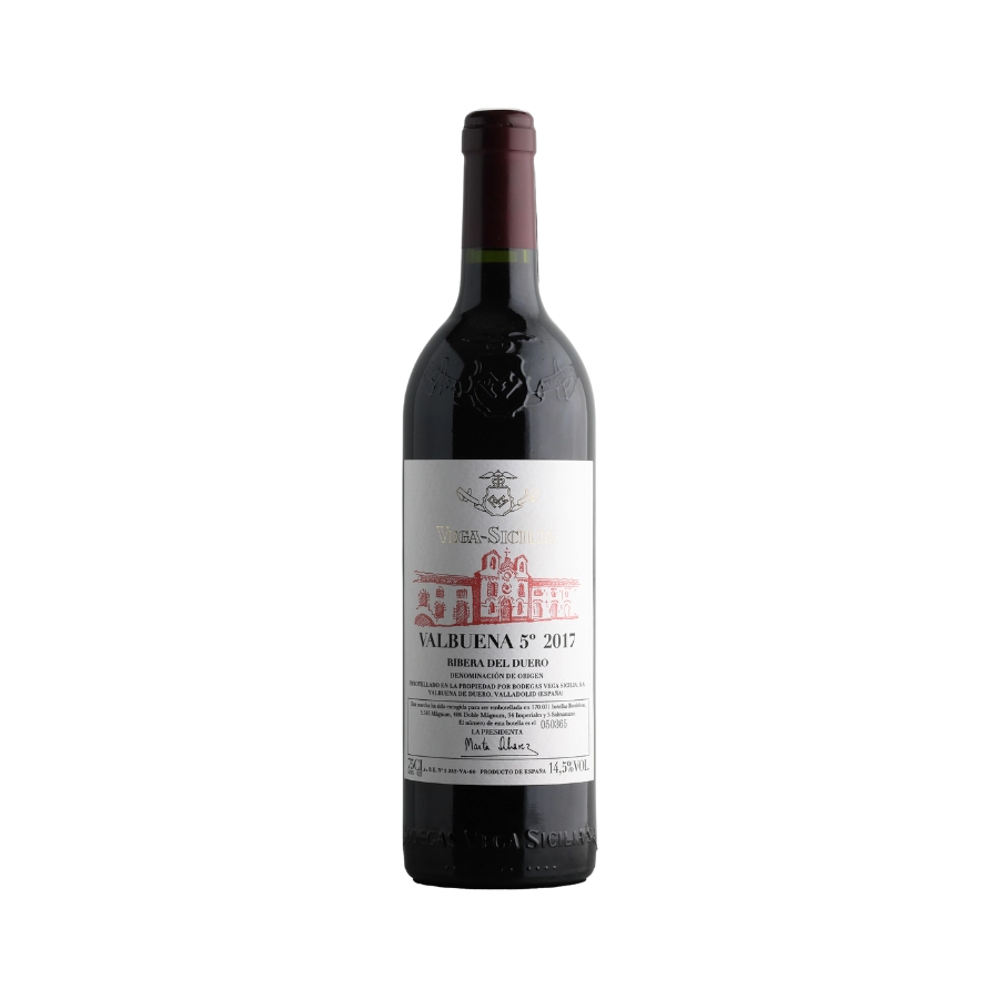 Rượu Vang Đỏ Tây Ban Nha Vega Sicilia Tinto Valbuena 5° Ribera del Duero 2017
