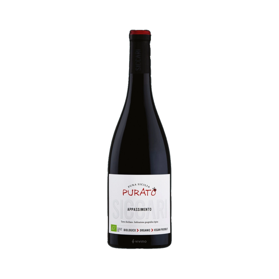 Rượu Vang Đỏ Ý Purato Sicari Appassimento Organic