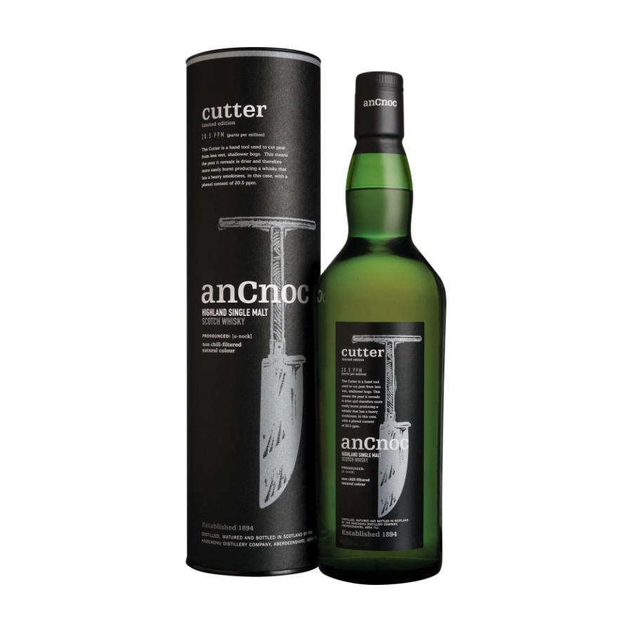 Rượu Whisky Ancnoc Cutter Peated Single Malt Scotch Whisky 20.5 ppm
