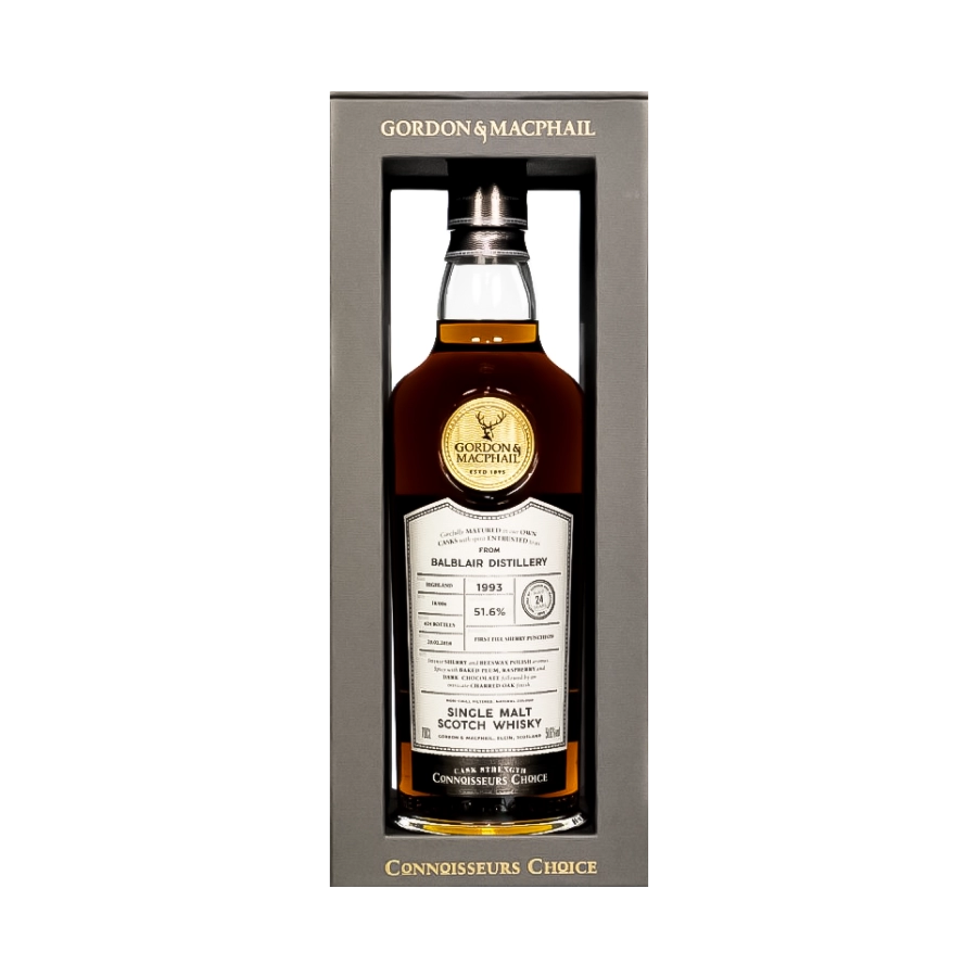 Rượu Whisky Connoisseurs Choice Balblair 24 Year Old Gordon & Macphail 1993