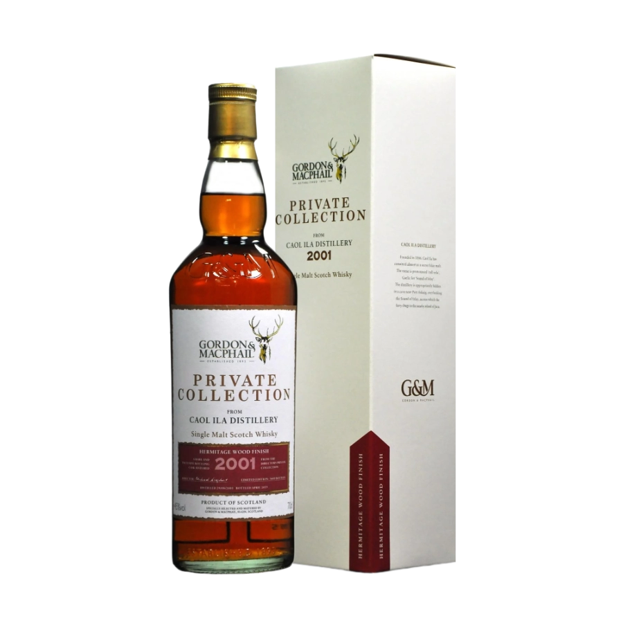 Rượu Whisky Caol Ila 14 Year Old Gordon & Macphail Private Collection 2001 Hermitage Wood Finish