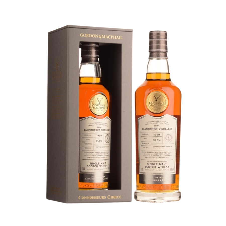 Rượu Whisky Connoisseurs Choice Glenturret 18 Year Old Gordon & Macphail 1999