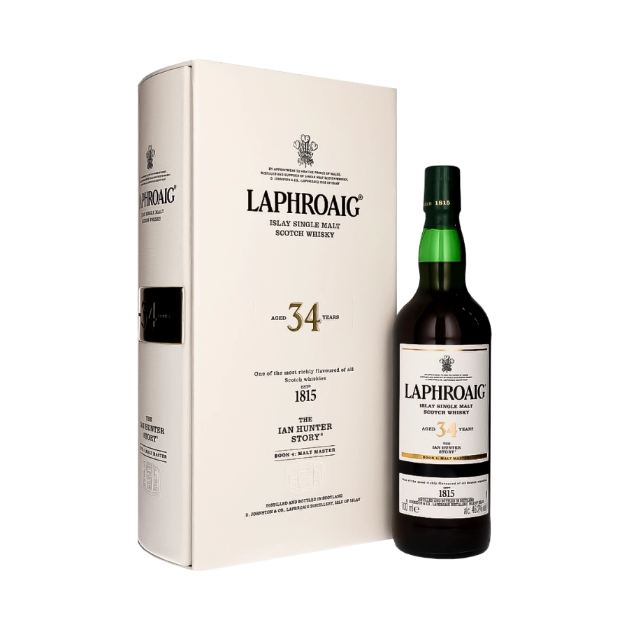 Rượu Whisky Laphroaig 34 Year Old Book 4