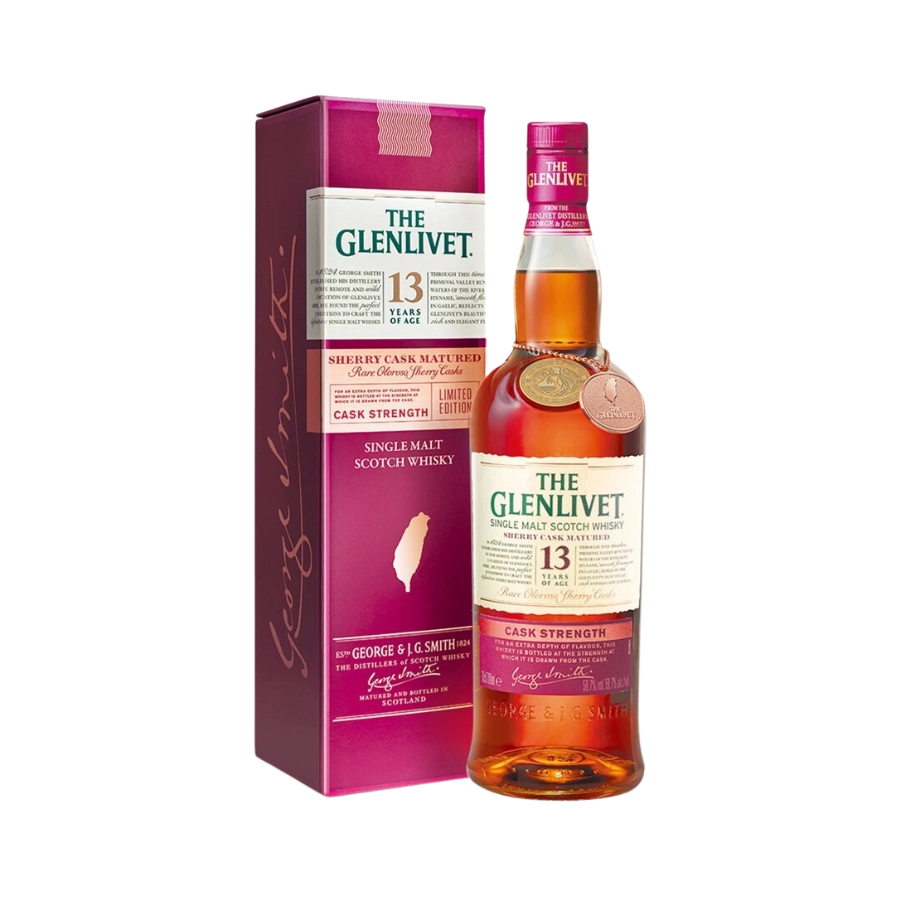 Rượu Whisky Glenlivet 13 Year Old Cask Strength Taiwan Exclusive