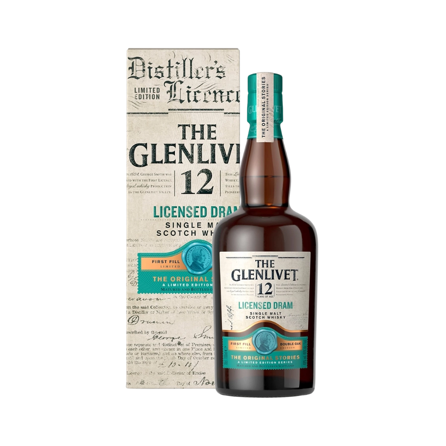 Rượu Whisky Glenlivet 12 Year Old Licensed Dram
