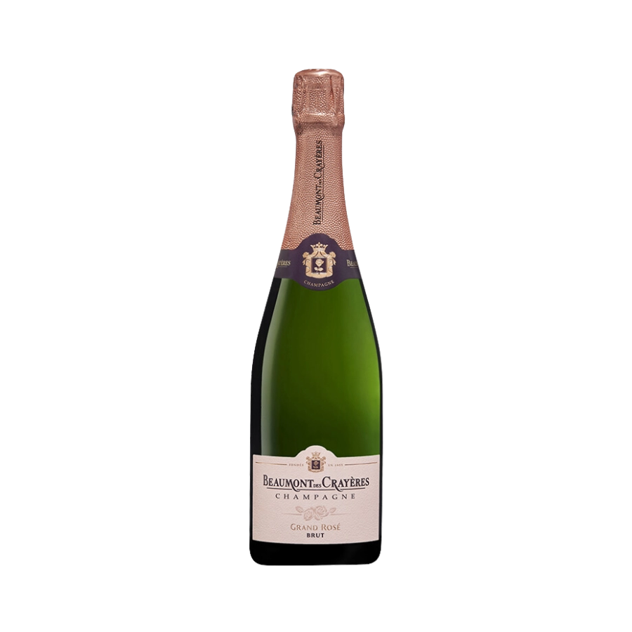 Rượu Champagne Pháp Beaumont Des Crayeres Grande Rose Brut