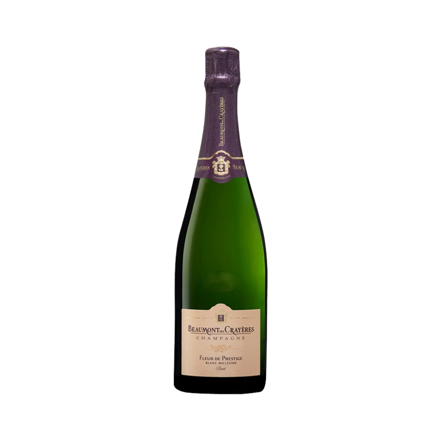 Rượu Champagne Pháp Beaumont Des Crayeres Fleur De Prestige Blanc Millesime Brut Vintage 2012
