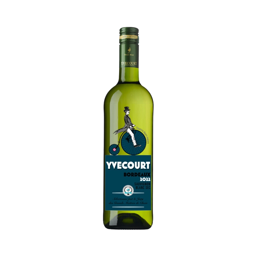 Rượu Vang Trắng Pháp Yvecourt Bordeaux Blanc