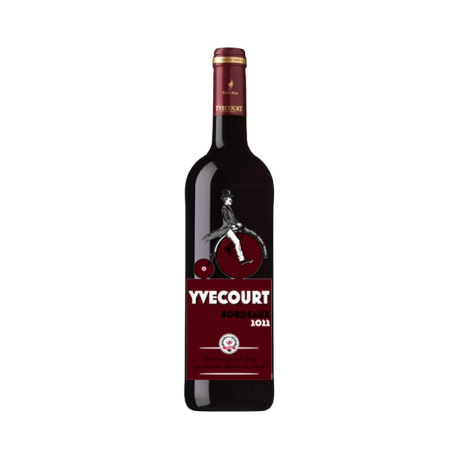 Rượu Vang Đỏ Pháp Yvecourt Bordeaux Rouge