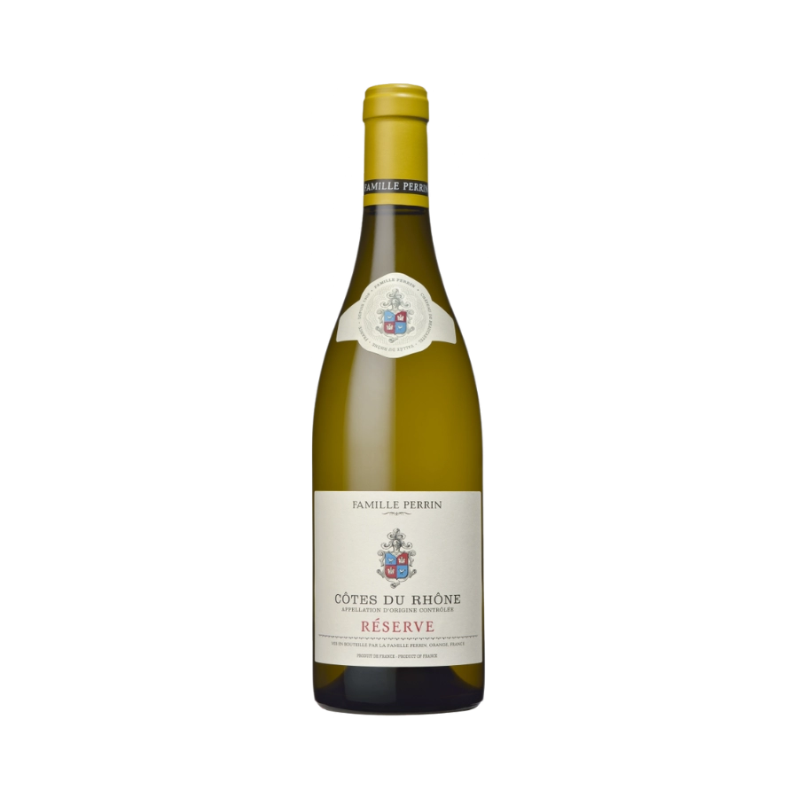 Rượu Vang Trắng Pháp Famille Perrin Cotes Du Rhone Reserve Blanc