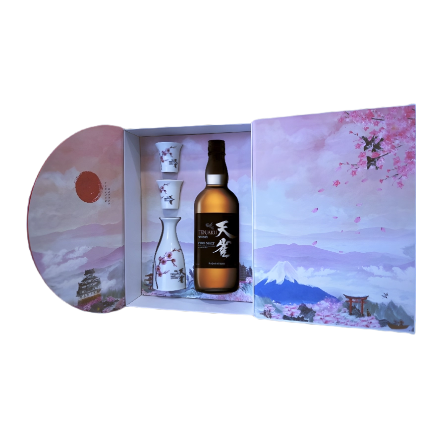 Rượu Whisky Nhật Bản Tenjaku Pure Malt Gift Box