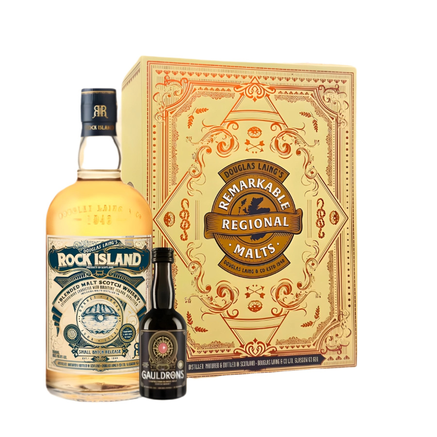 Rượu Whisky Rock Island Blended Malt Scotch Gift Box