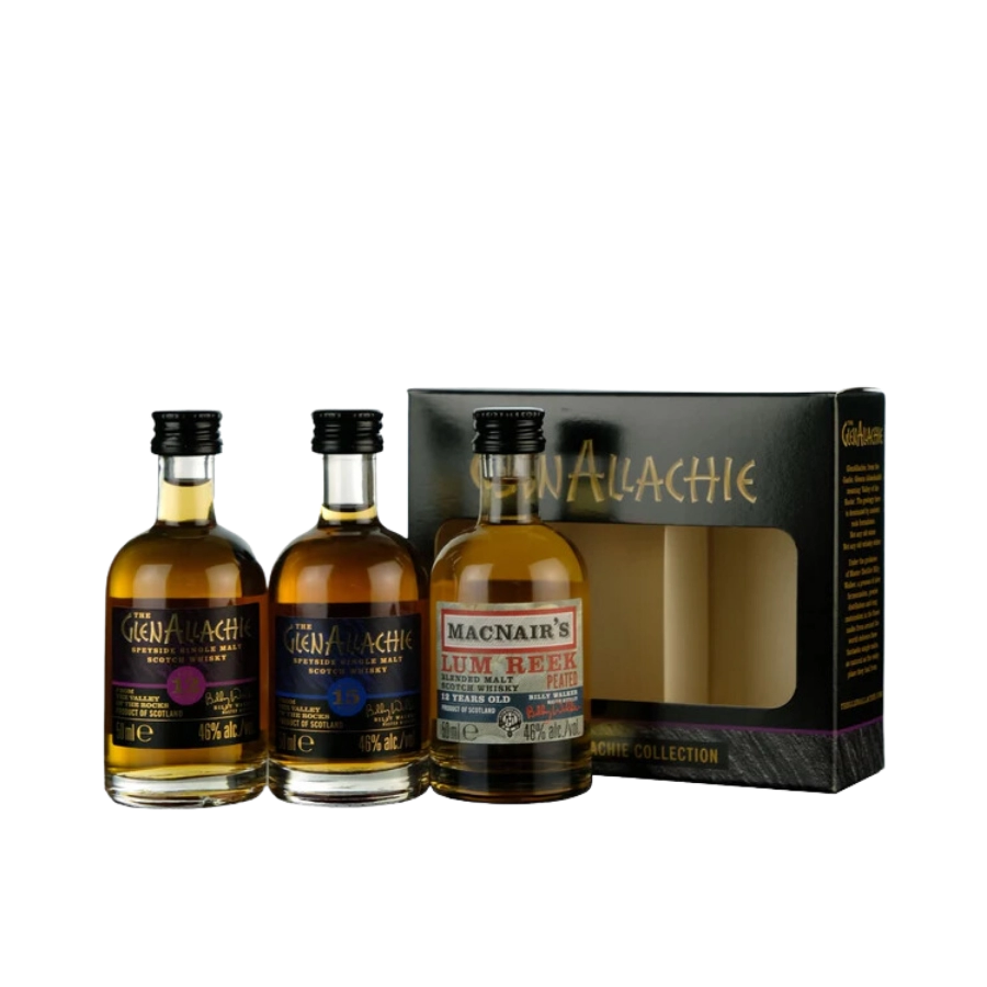Rượu Whisky Glenallachie Mini Set 3 Chai 50ml