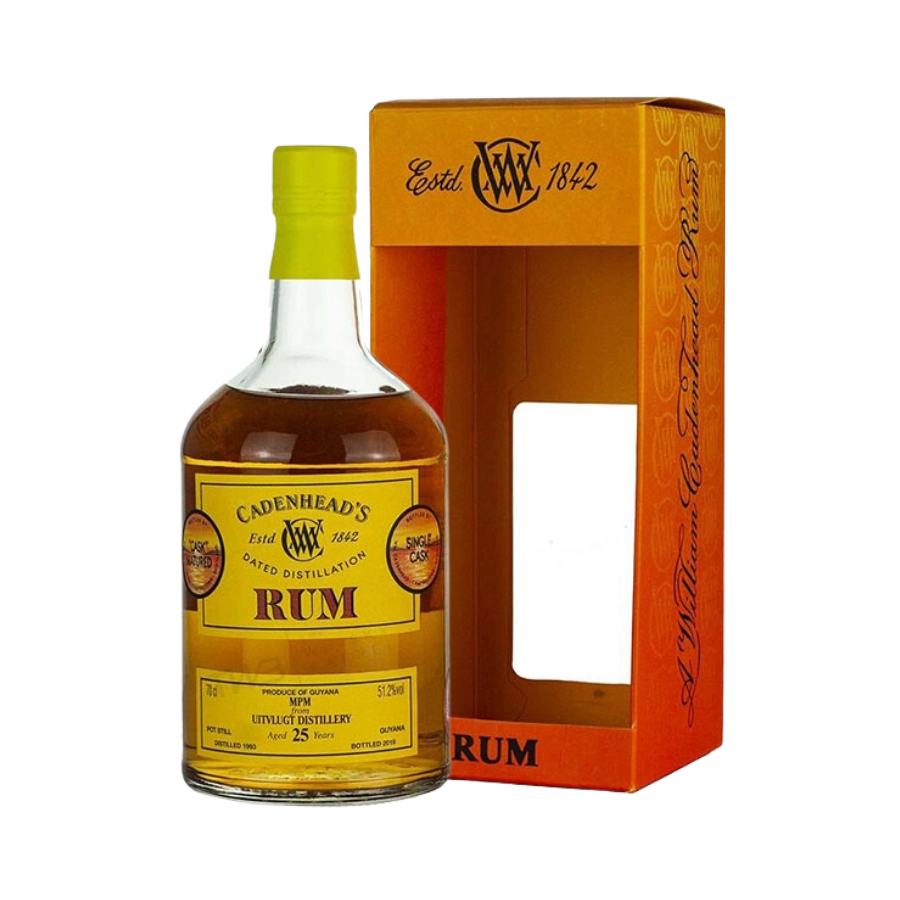 Rượu Rum Guyana Uitvlugt 25 Year Old Cadenhead
