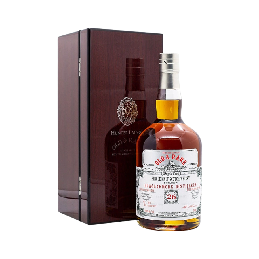 Rượu Whisky Old And Rare Cragganmore 26 Year Old Hunter Laing 1995