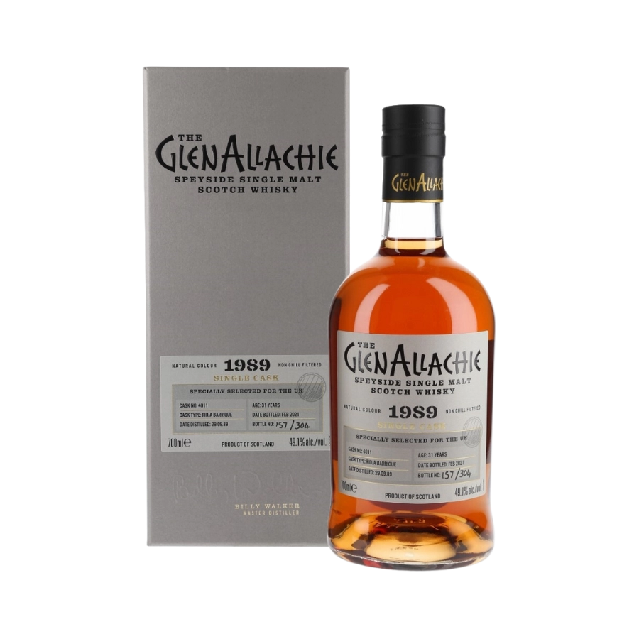 Rượu Whisky Glenallachie 31 Year Old Single Cask 1989