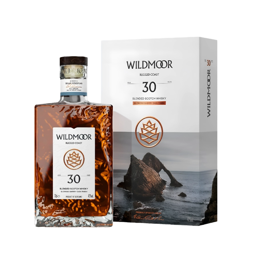 Rượu Whisky Wildmoor 30 Year Old Rugged Coast Oloroso Sherry Cask
