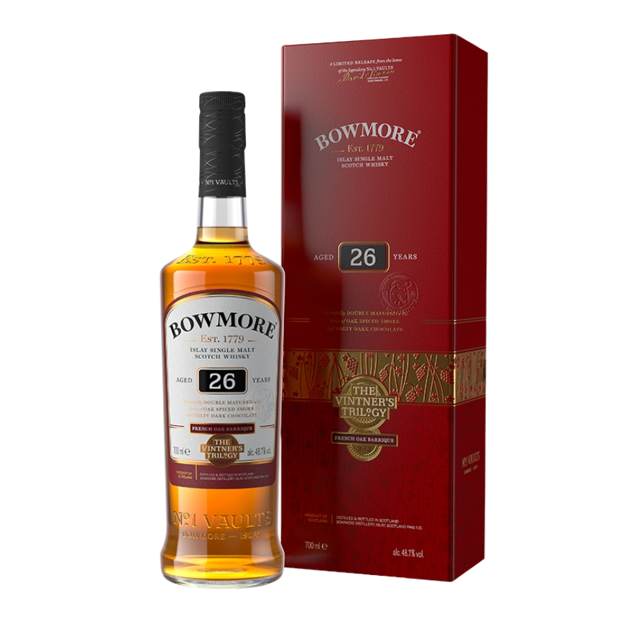 Rượu Whisky Bowmore 26 Year Old The Vintner's Trilogy - French Oak Barrique