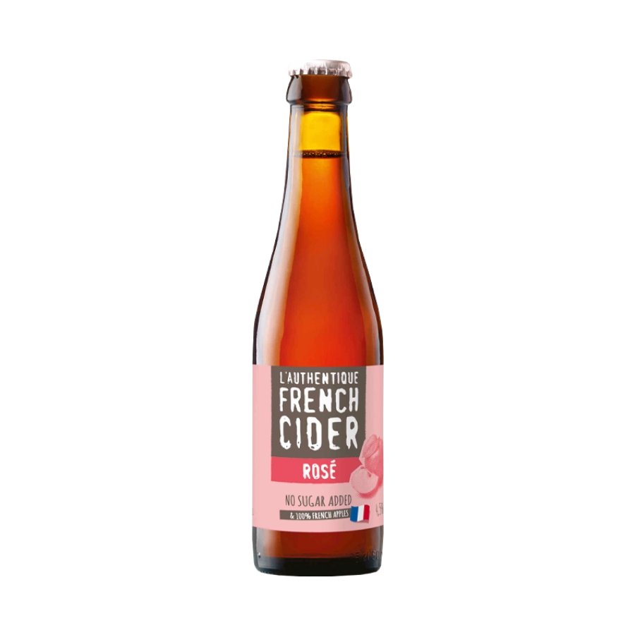 Nước Ép Táo Lên Men Pháp L'Authentique French Cider Val De France Rose 330ml