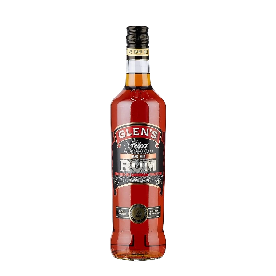 Rượu Rum Scotland Glen's Dark Rum