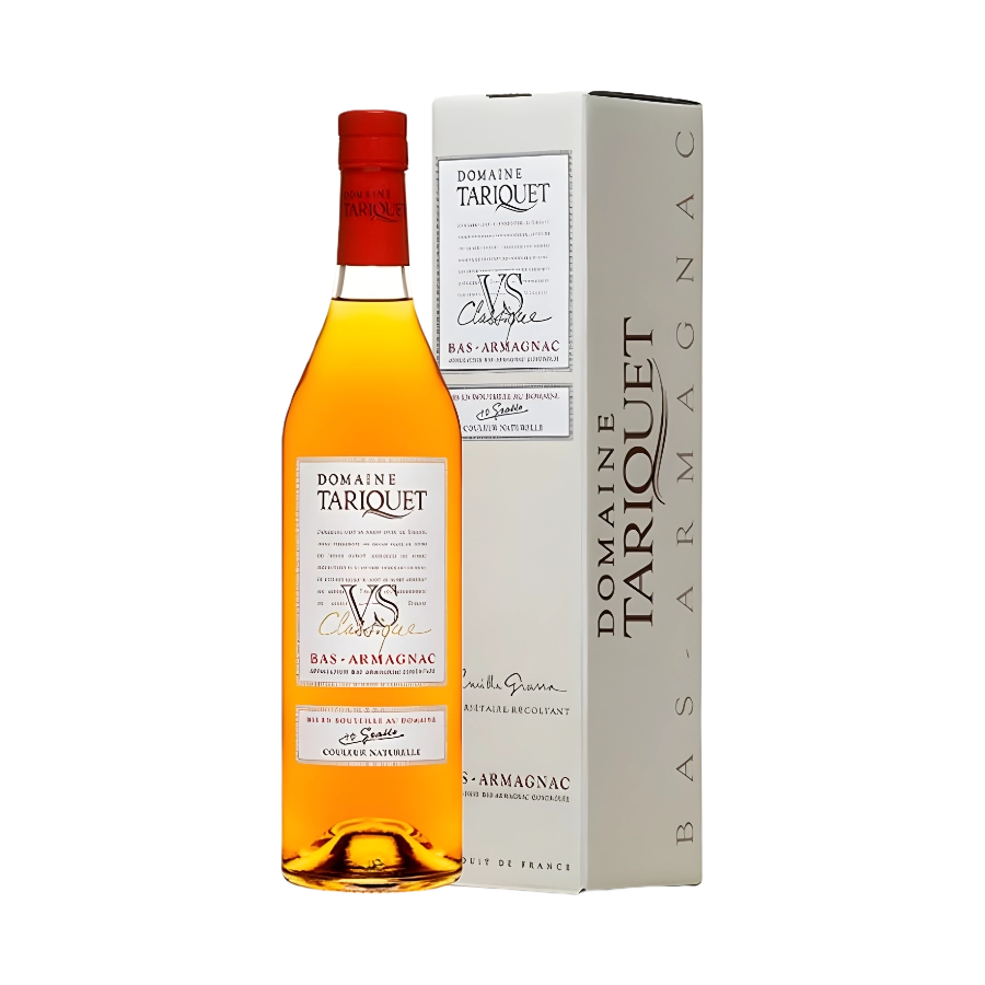 Rượu Brandy Pháp Domaine Tariquet Blanche Bas-Armagnac 500ml in Carafe and with Gift Box