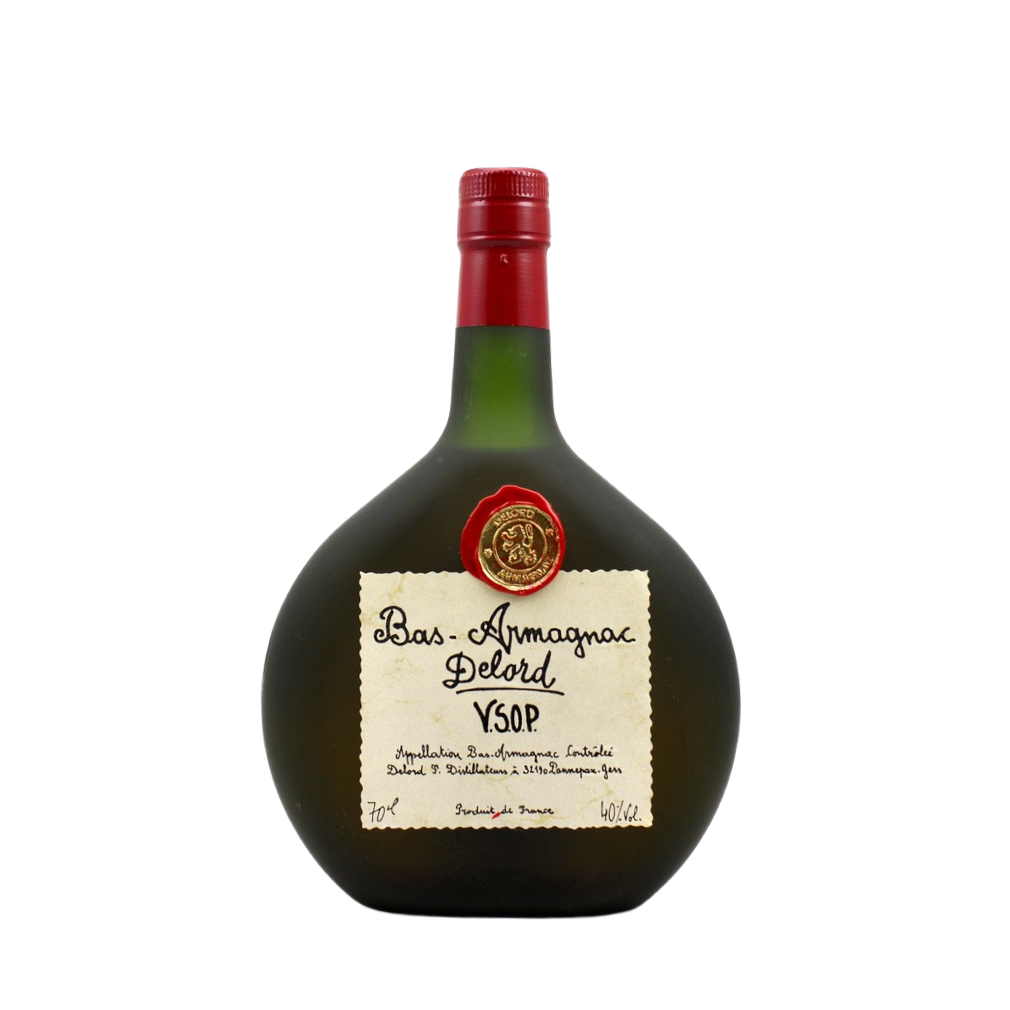Rượu Brandy Pháp Armagnac Delord VSOP Bottle Basquaise With Gift Box
