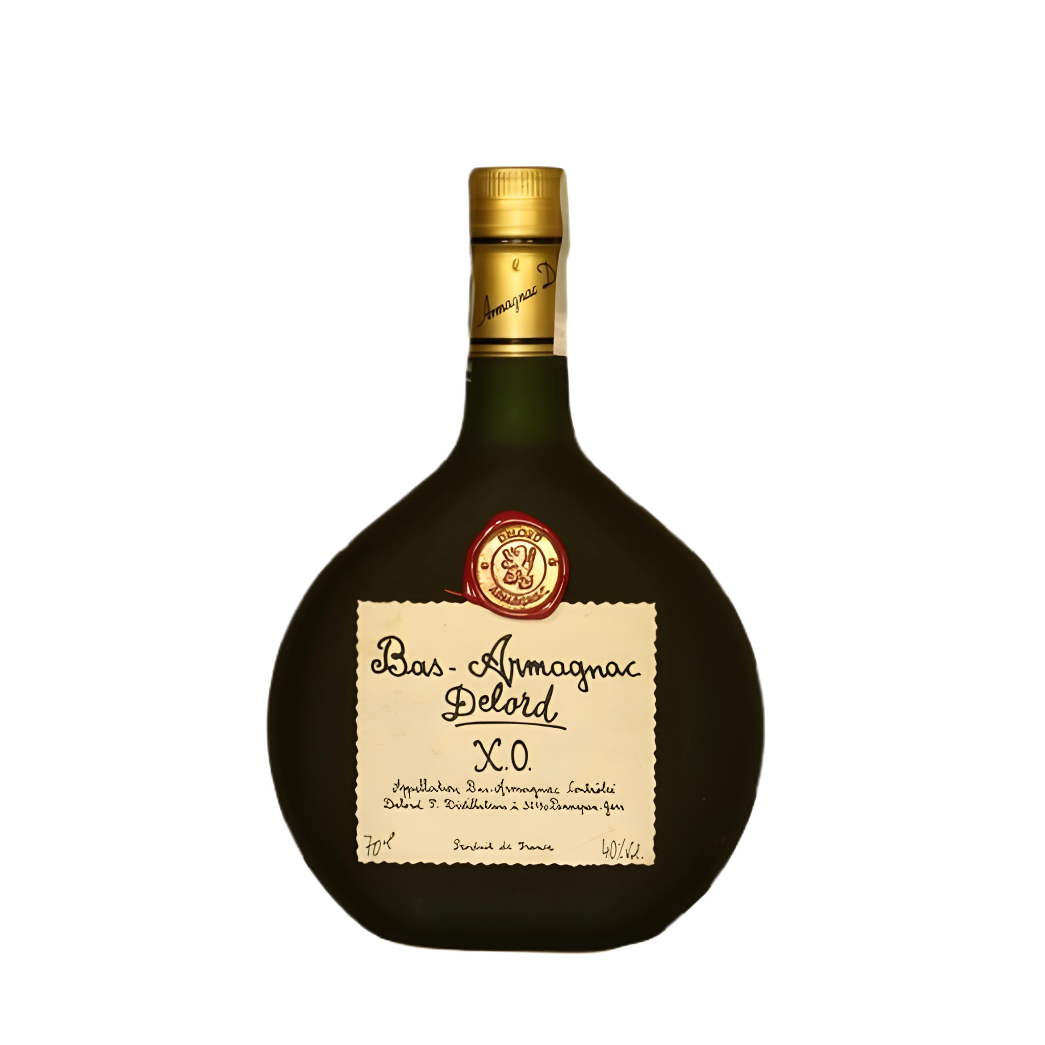 Rượu Brandy Pháp Armagnac Delord XO Bottle Basquaise
